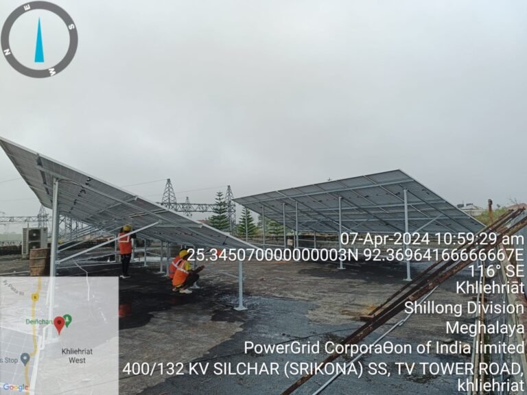 Powergrid solar project installation