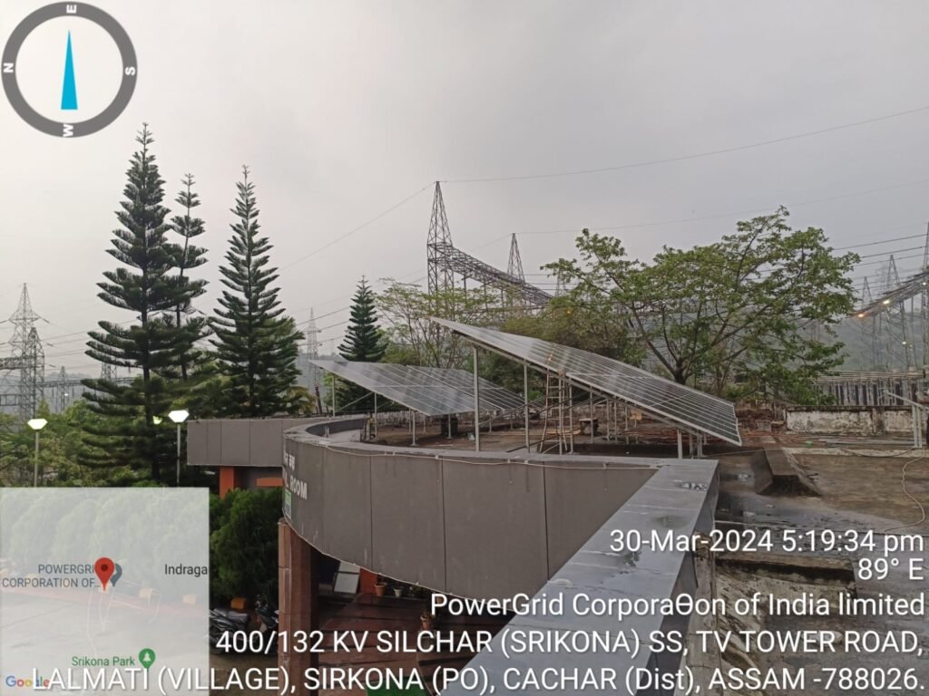 Powergrid solar project installation